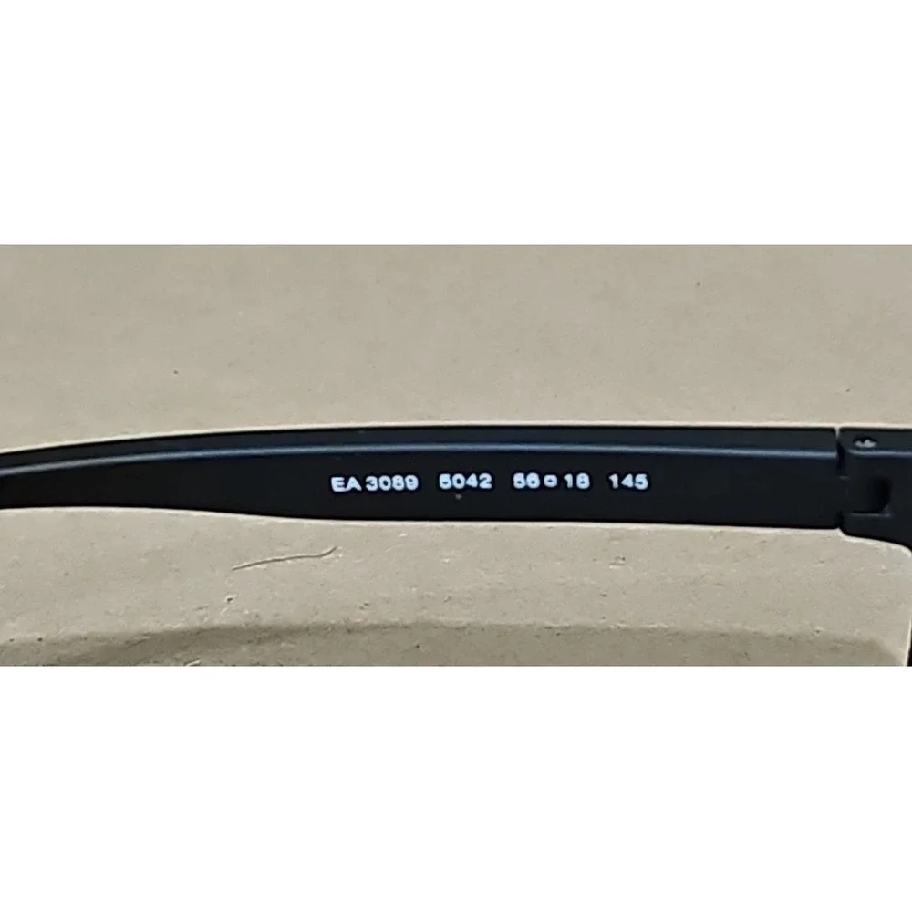 Emporio Armani EA3089 5042 Black Square Glasses Frames Only 58-18 145
